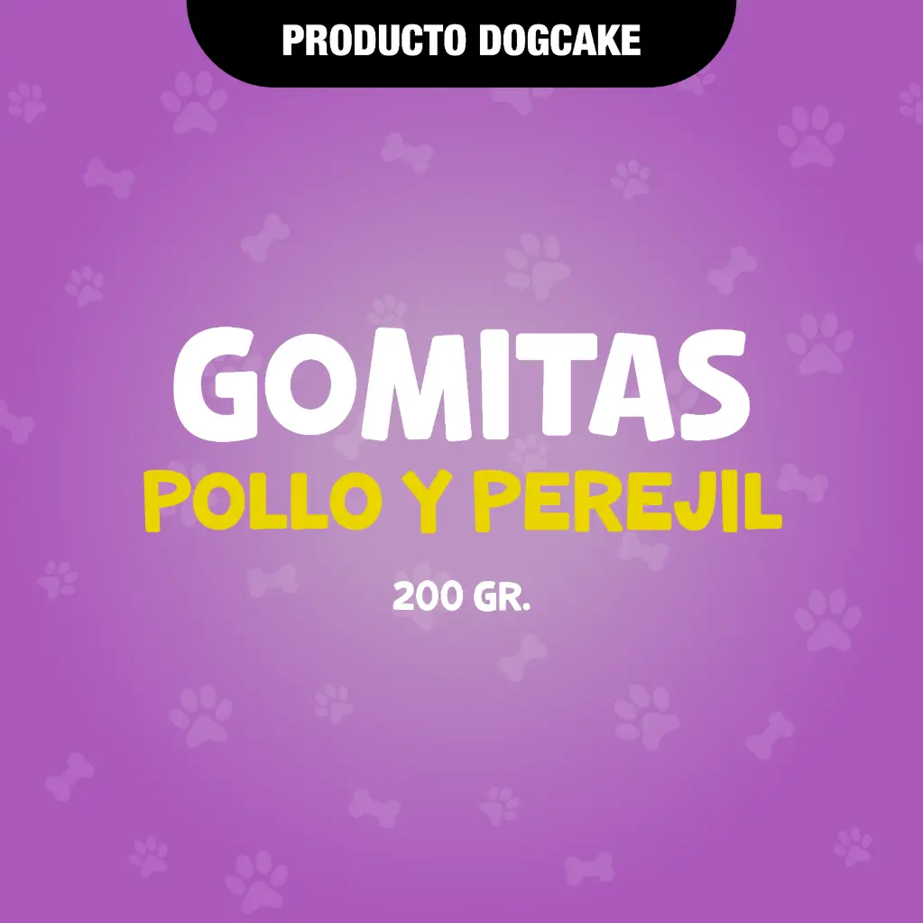Gomitas 200gr POLLO CON PEREJIL