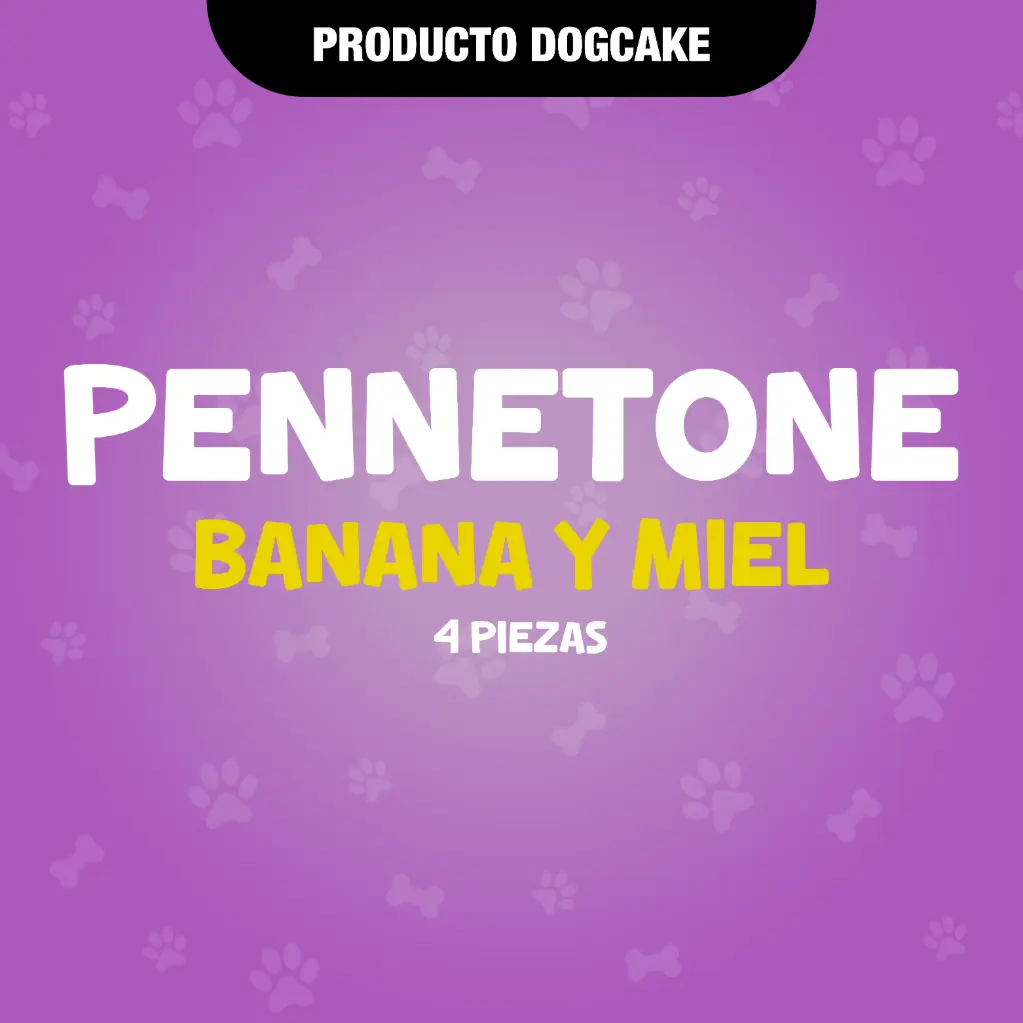 PANNETONE 4PZAS - BANANA MIEL