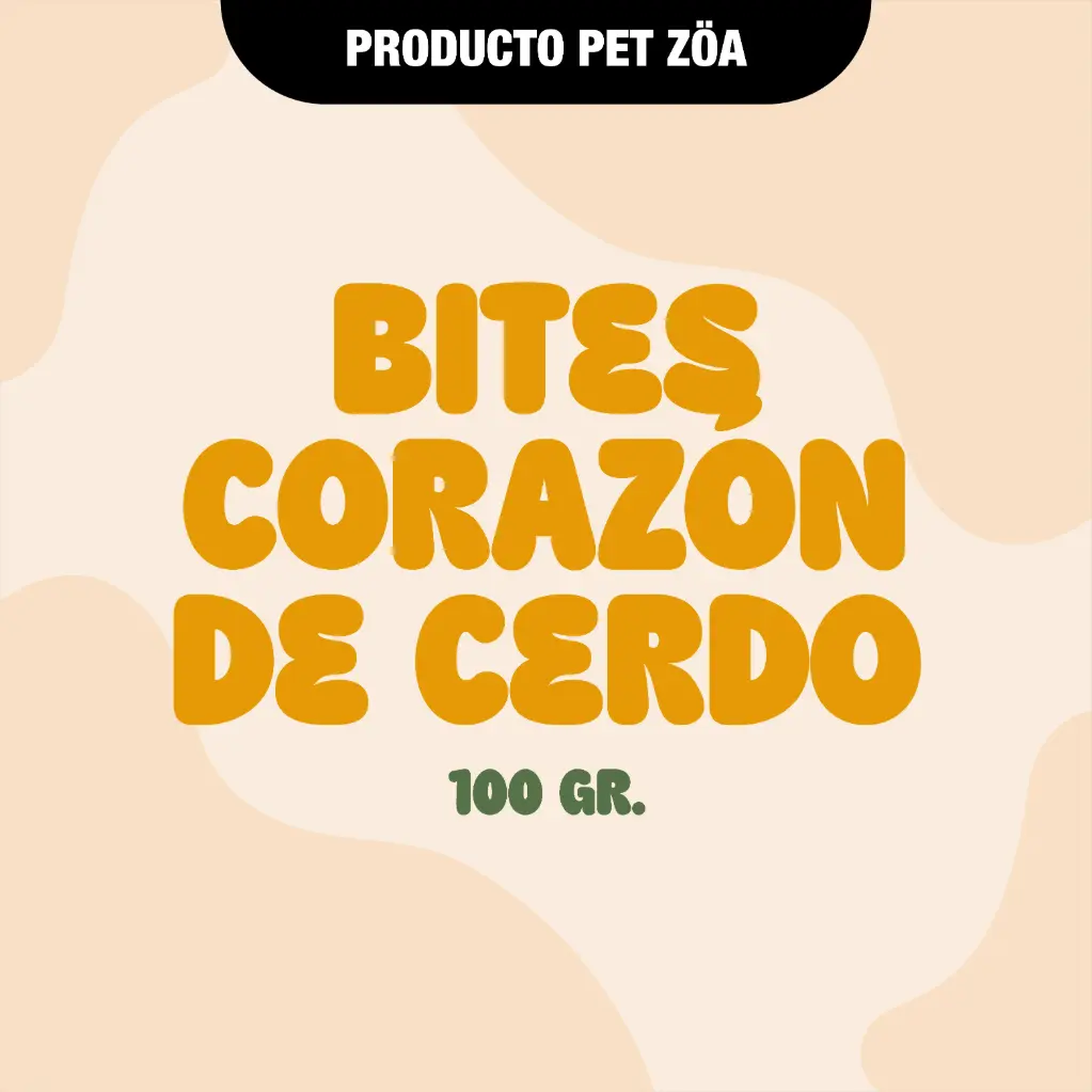 Bites de corazón de cerdo- 100gr
