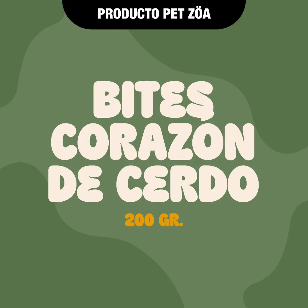 Bites de corazón de cerdo - 200gr