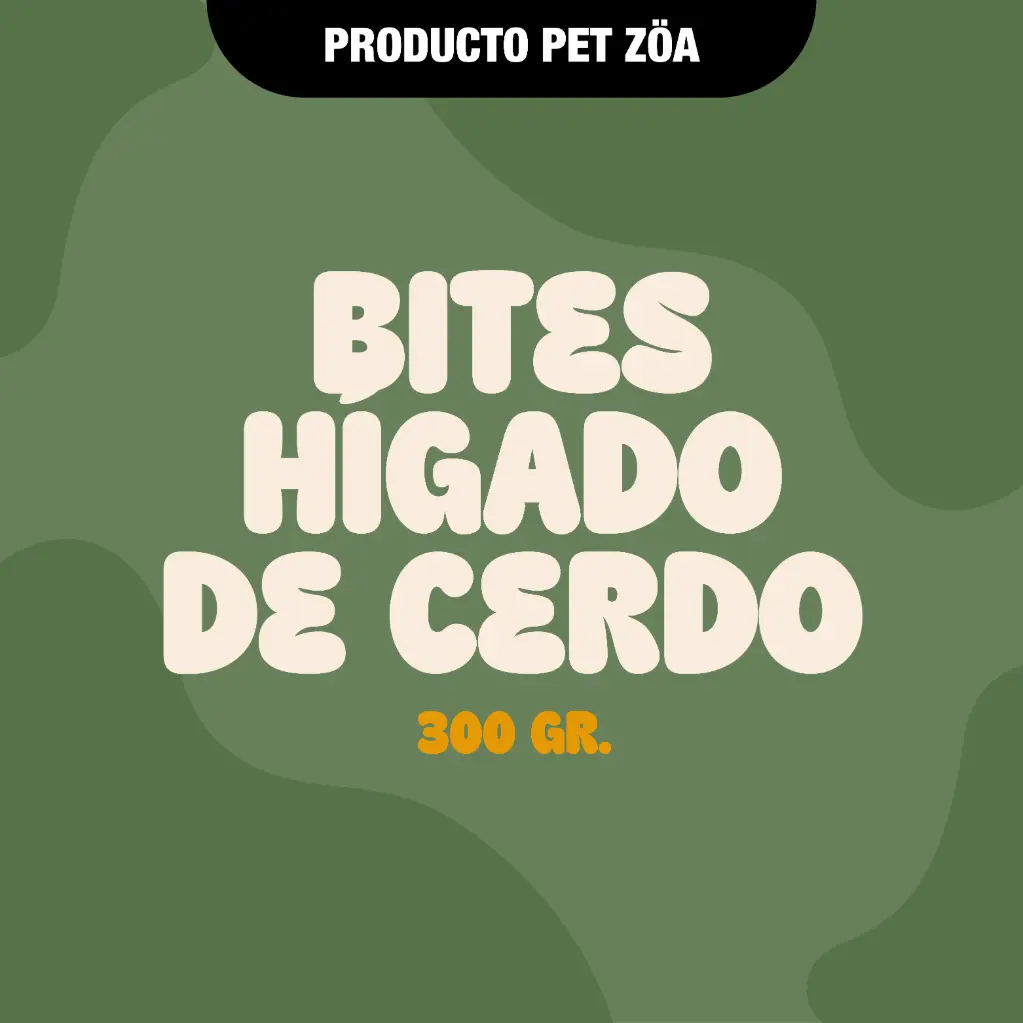 Bites de hígado de cerdo - 300gr