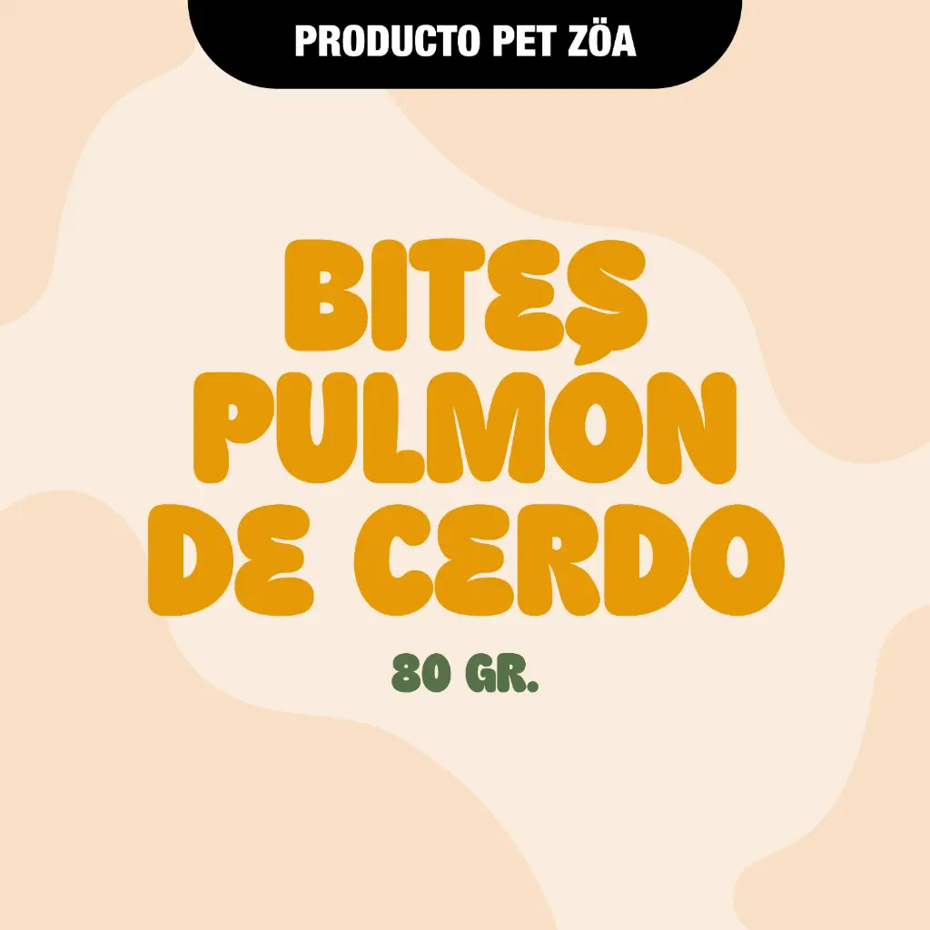 Bites de pulmón de cerdo - 80gr