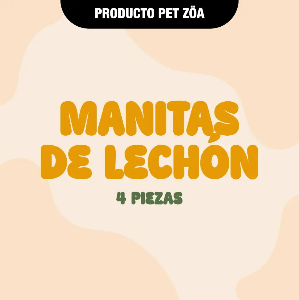 Manita de lechon - 4pzas