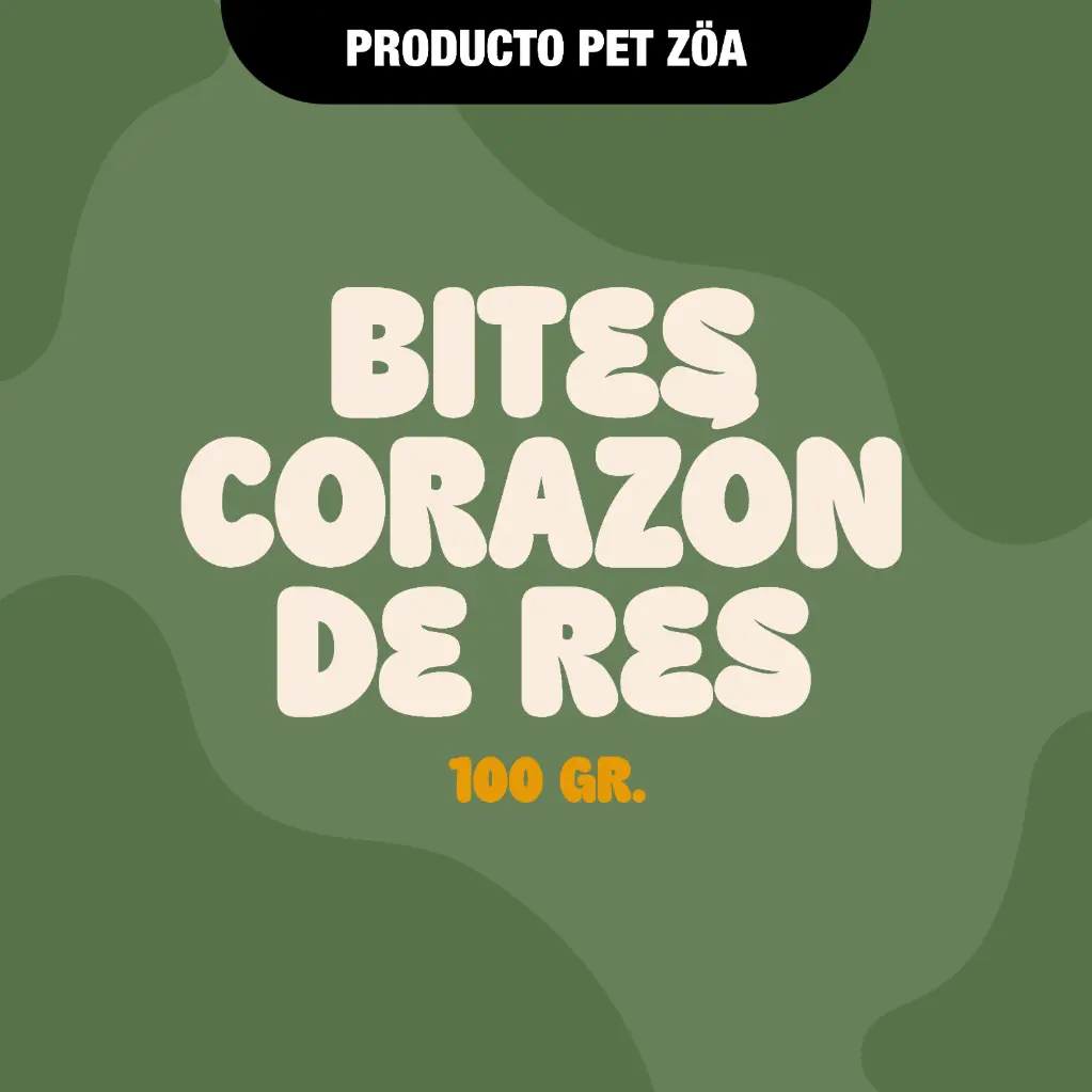 Bites de corazon de res - 100gr