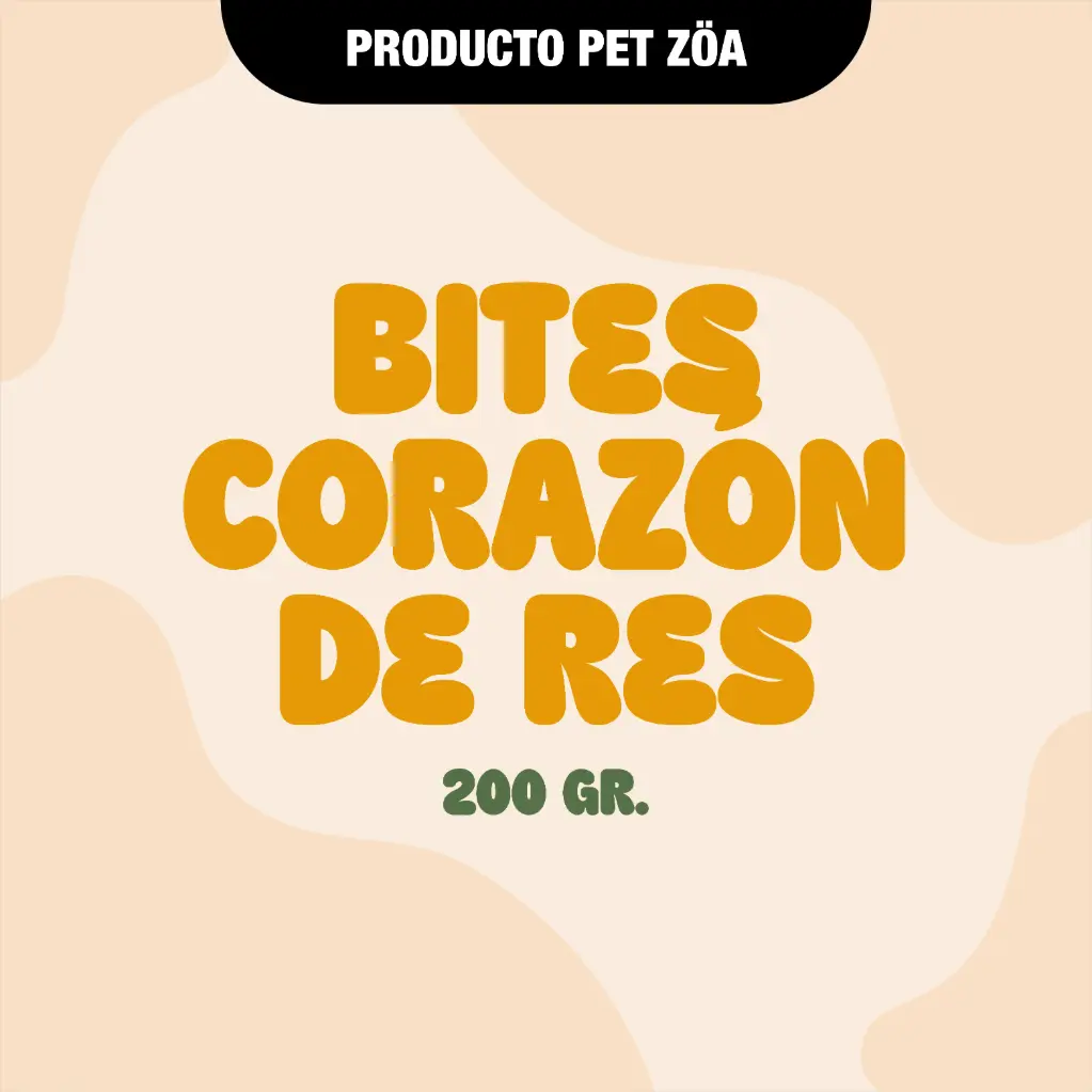 Bites de corazon de res - 200gr