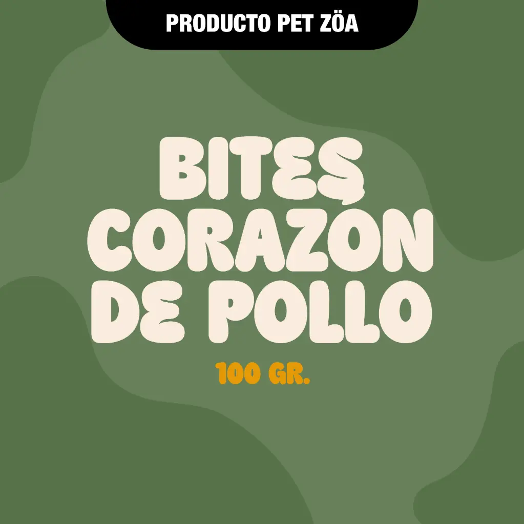 Bites de corazon de pollo - 100gr