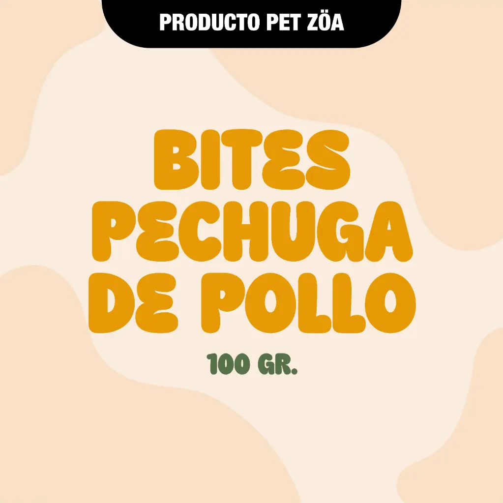 Bites de pechuga de pollo - 100gr