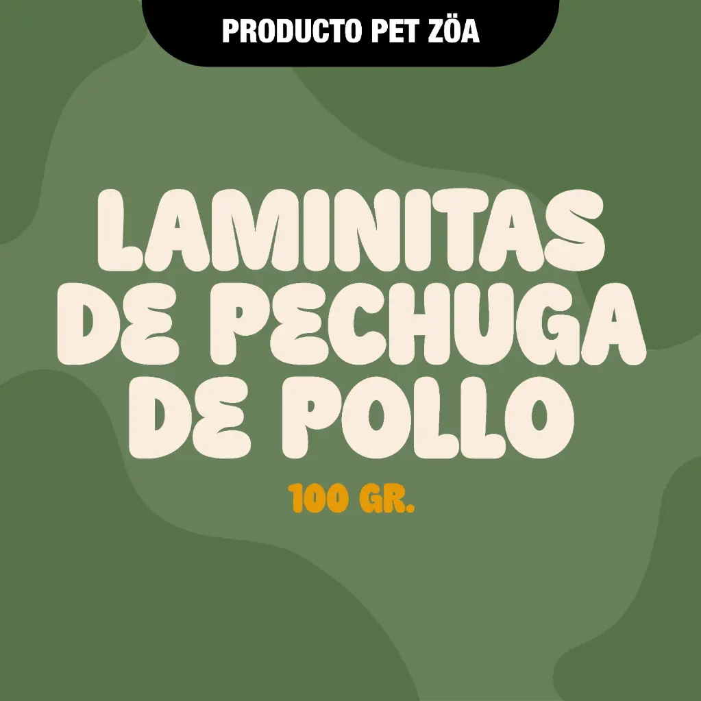 Laminitas de pechuga de pollo - 100gr