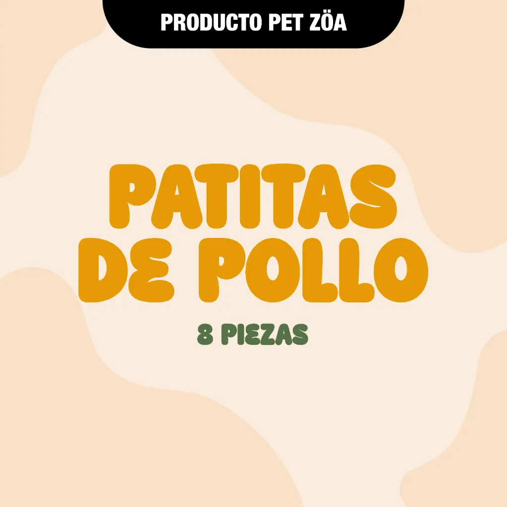 Patitas de pollo - 8pzas