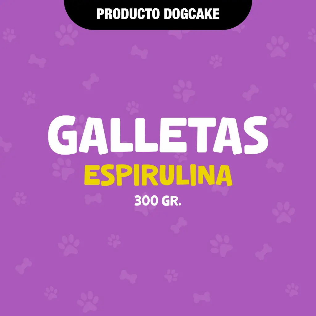Galletas ESPIRULINA - 300GR 