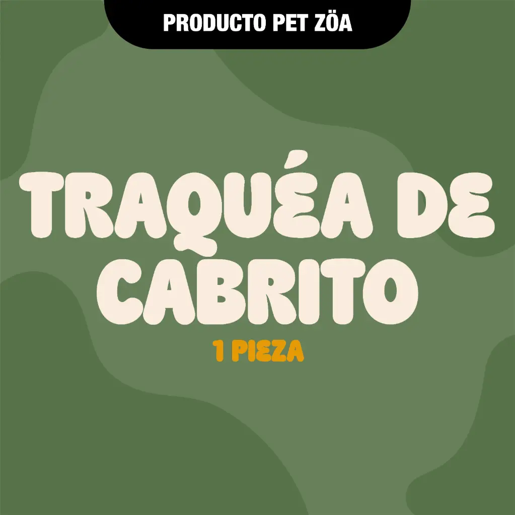 Traquea de cabrito - 3pzas