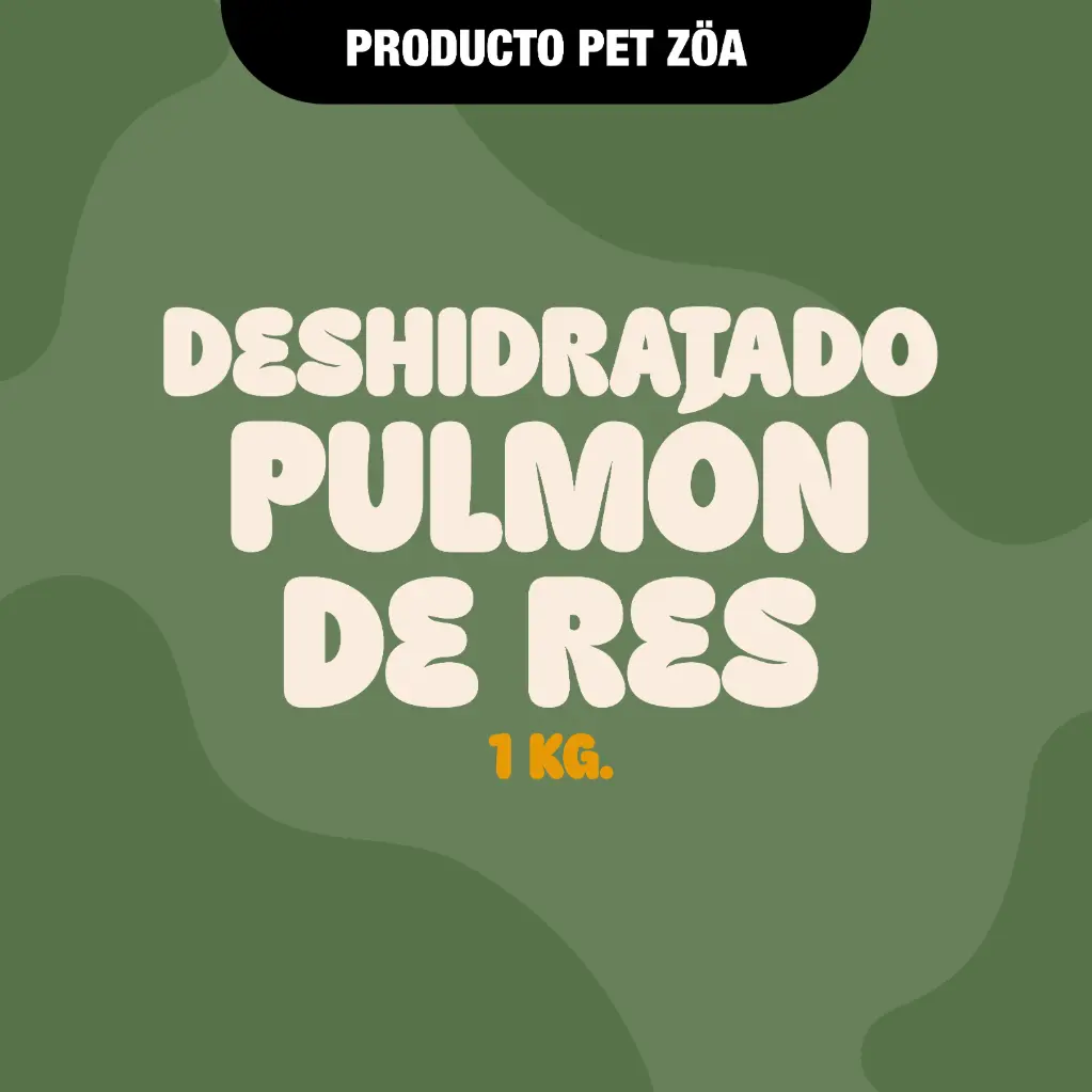 DESHIDRATADO PULMON DE RES 1KG - GRANEL