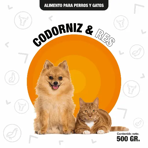 [CODORNIZ500GRPYG] Codorniz & res / 500 gr.
