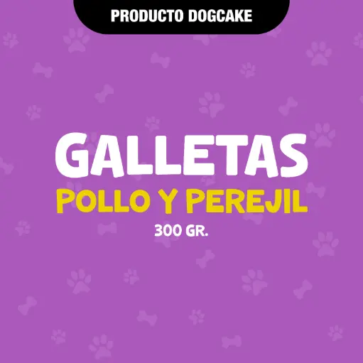 [GALLPOLLOYPEREJIL] Galletas POLLO Y PEREJIL - 300GR