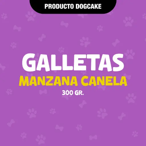 [GALLMANZANACANELA] Galletas MANZANA CANELA - 300GR 