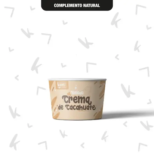 [HELADOCREMADECACAHUATE] Helado crema de cacahuate / 80 ml.