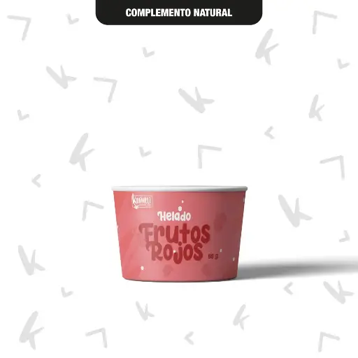 [HELADOFRUTOSROJOS] Helado frutos rojos / 80 ml.