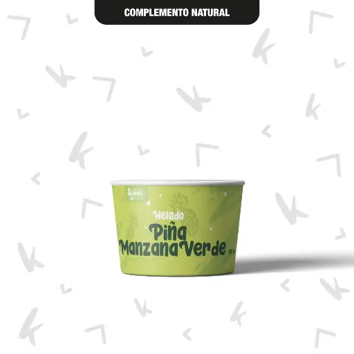 [HELADOPIÑAMANZANAVERDE] Helado piña-manzana verde/ 80 ml