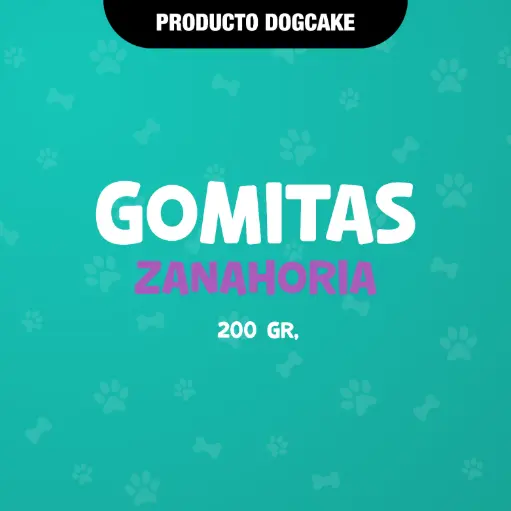 [GOMZANAHORIA] Gomitas 200gr ZANAHORIA