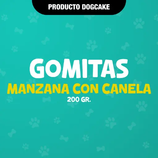 [GOMMANZANACONCANELA] Gomitas 200gr MANZANA CON CANELA