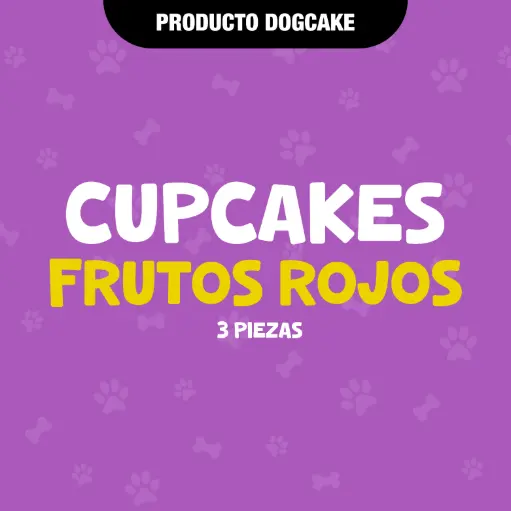 [CUPCAKFRUTOSROJOS] CUPCAKES FRUTOS ROJOS - 3PZAS 