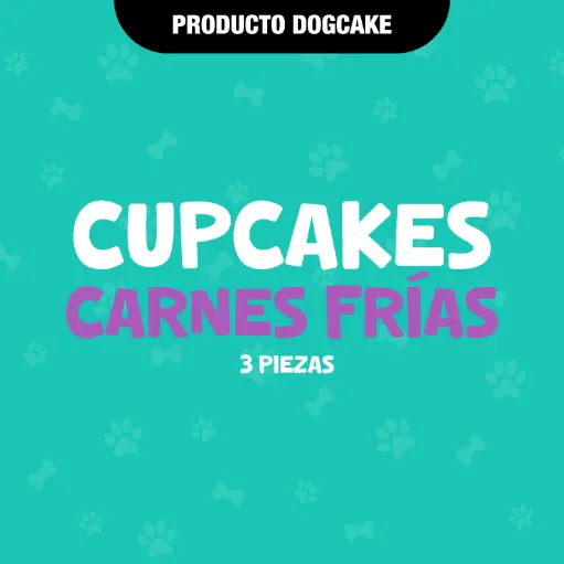 [CUPCAKCARNESFRIAS] CUPCAKES CARNES FRIAS - 3PZAS 