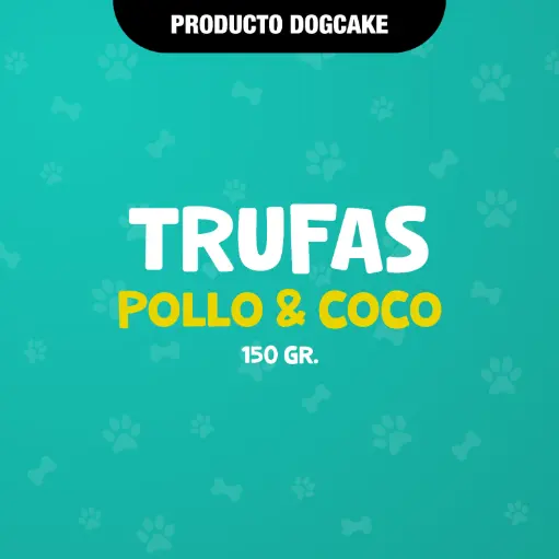 [TRUFPOLLO] TRUFAS POLLO & COCO - 150GR