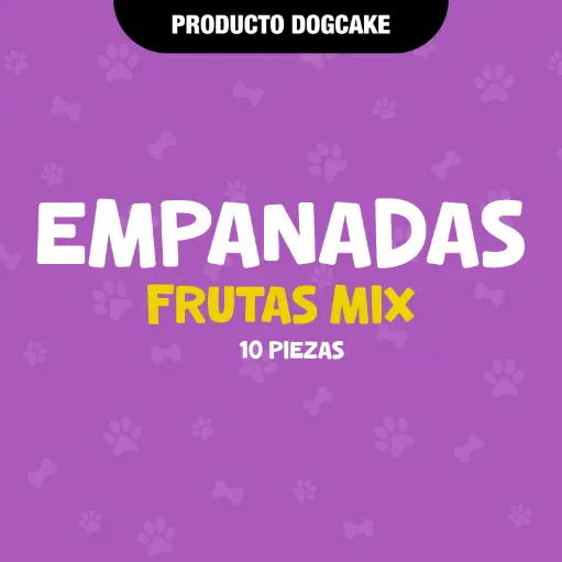 [EMPFRUTASMIX] EMPANADAS 10PZAS - FRUTAS MIX