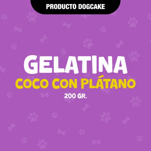 [GELCOCOCONPLATANO] GELATINA COCO CON PLATANO - 200GR