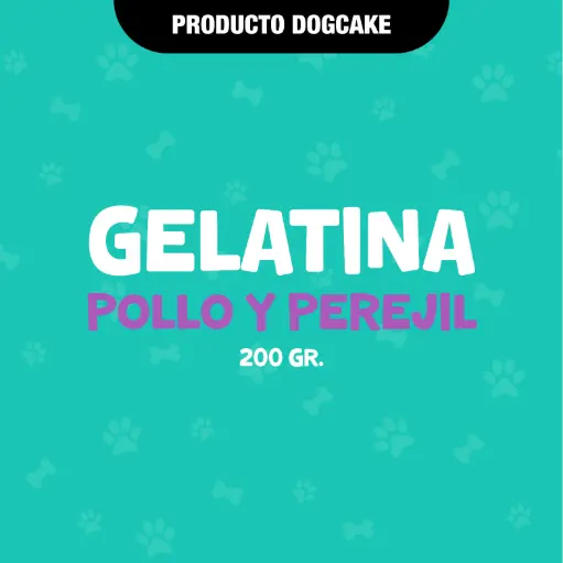 [GELPOLLOYPEREJIL] GELATINA POLLO Y PEREJIL - 200GR