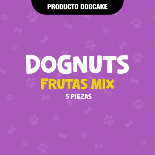 [DOGNUTSFRUTASMIX] DOGNUTS 5PZAS FRUTAS MIX