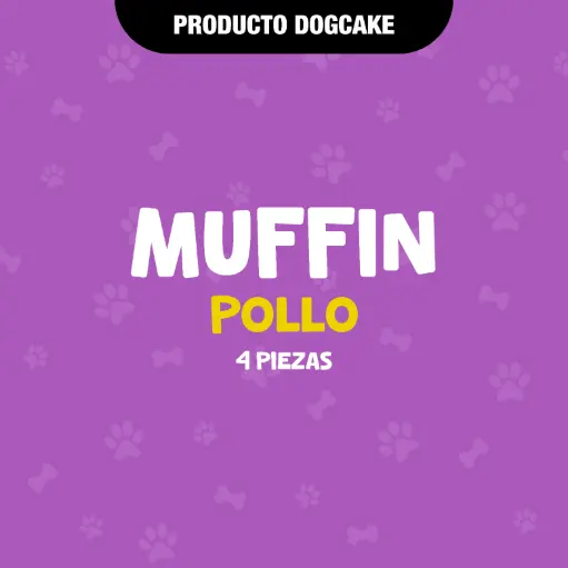 [MUFFSUAVPOLLO] MUFFIN SUAVE - 4PZAS - POLLO