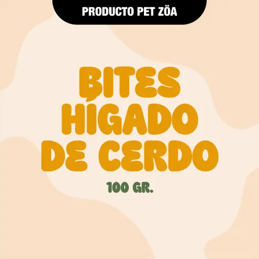 [BITEHÍGACERDO100GR] Bites de Hígado de cerdo - 100gr