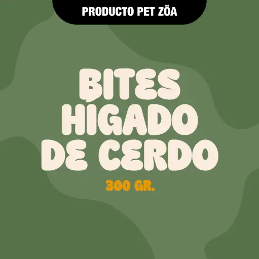 [BITEHIGADOCERDO300GR] Bites de hígado de cerdo - 300gr