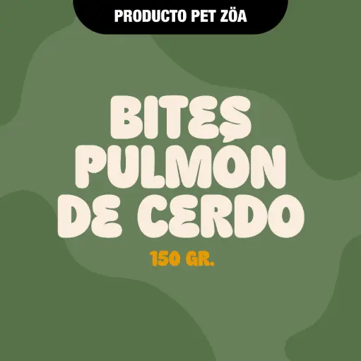 [BITESPULMONCERDO150GR] Bites de pulmón de cerdo - 150gr