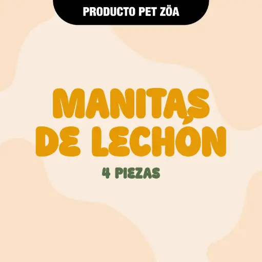 [MANITALECHON4PZAS] Manita de lechon - 4pzas