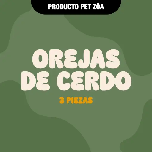 [OREJACERDO3PZAS] Oreja de cerdo - 3pzas