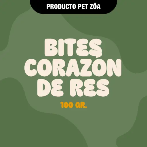 [BITESRES100GR] Bites de corazon de res - 100gr