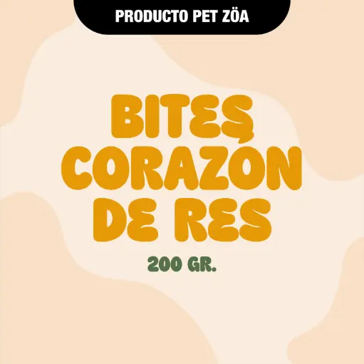 [BITECORRES200GR] Bites de corazon de res - 200gr