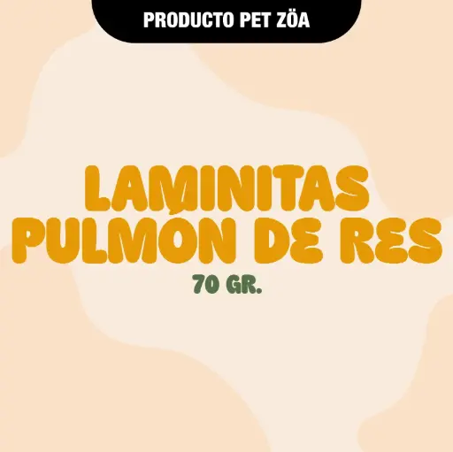 [LAMINITASPULMONRES70GR] Laminitas de pulmon de res - 70gr