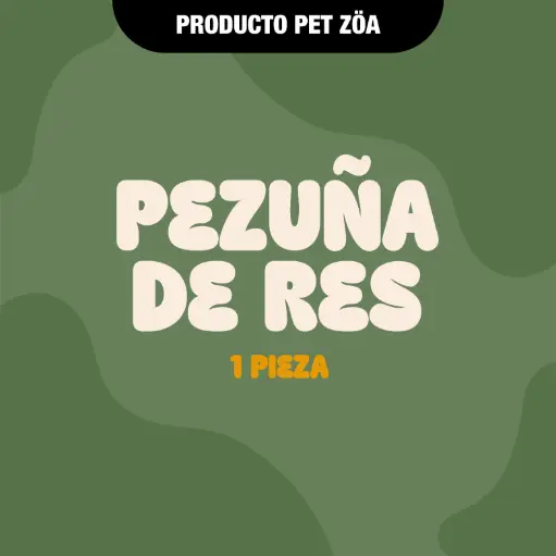 [PEZUÑARES1PZA] Pezuña de res - 1pza