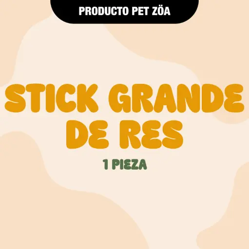 [STICKGDERES1PZA] Stick grande de res - 1pza
