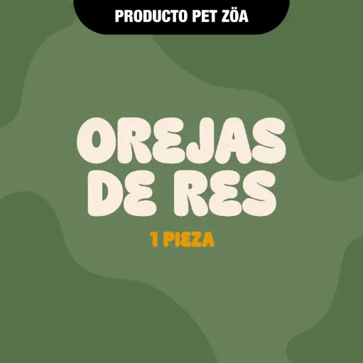 [OREJARES1PZA] Oreja de res - 1pza