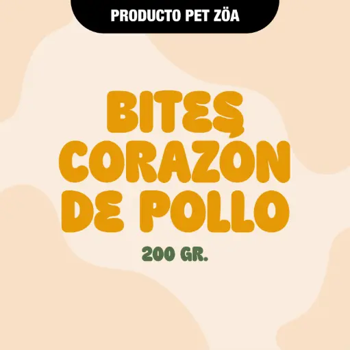 [BITECORPOLL200GR] Bites de corazon de pollo - 200gr