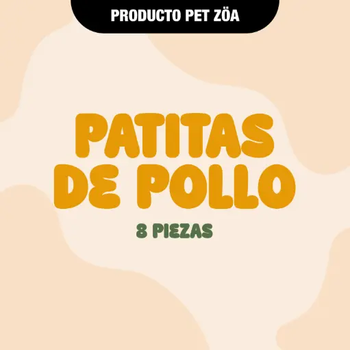 [PATITASPPOLLO8PZAS] Patitas de pollo - 8pzas
