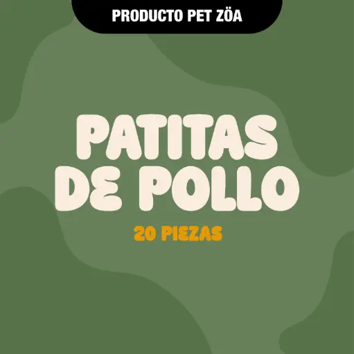 [PATITASPPOLLO20PZAS] Patitas de pollo - 20pzas