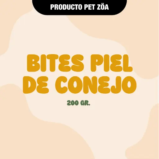 [BITEPIELCONEJO200GR] Bite de piel de conejo - 200gr