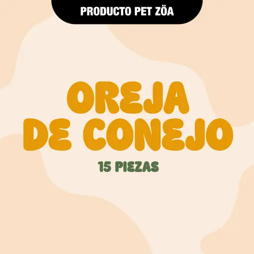 [OREJITACONEJO15PZAS] Orejita de conejo - 15pzas