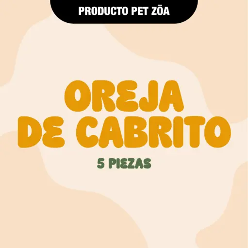 [OREJASCABRITO5PZAS] Orejas de cabrito - 5pzas