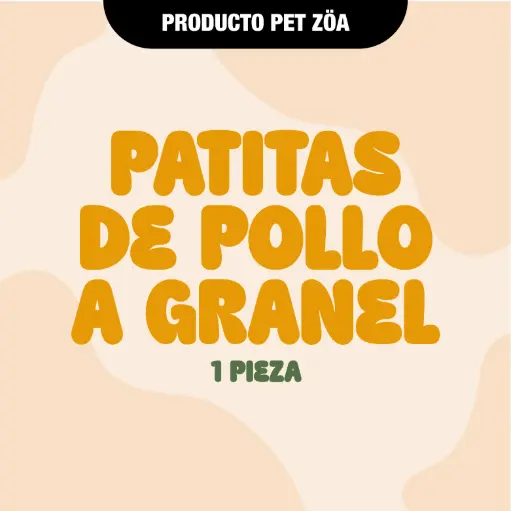 [DESHIDRATADOAGRANELPATITAPOLLO1PZA] PATITAS DE POLLO A GRANEL - 1PZA